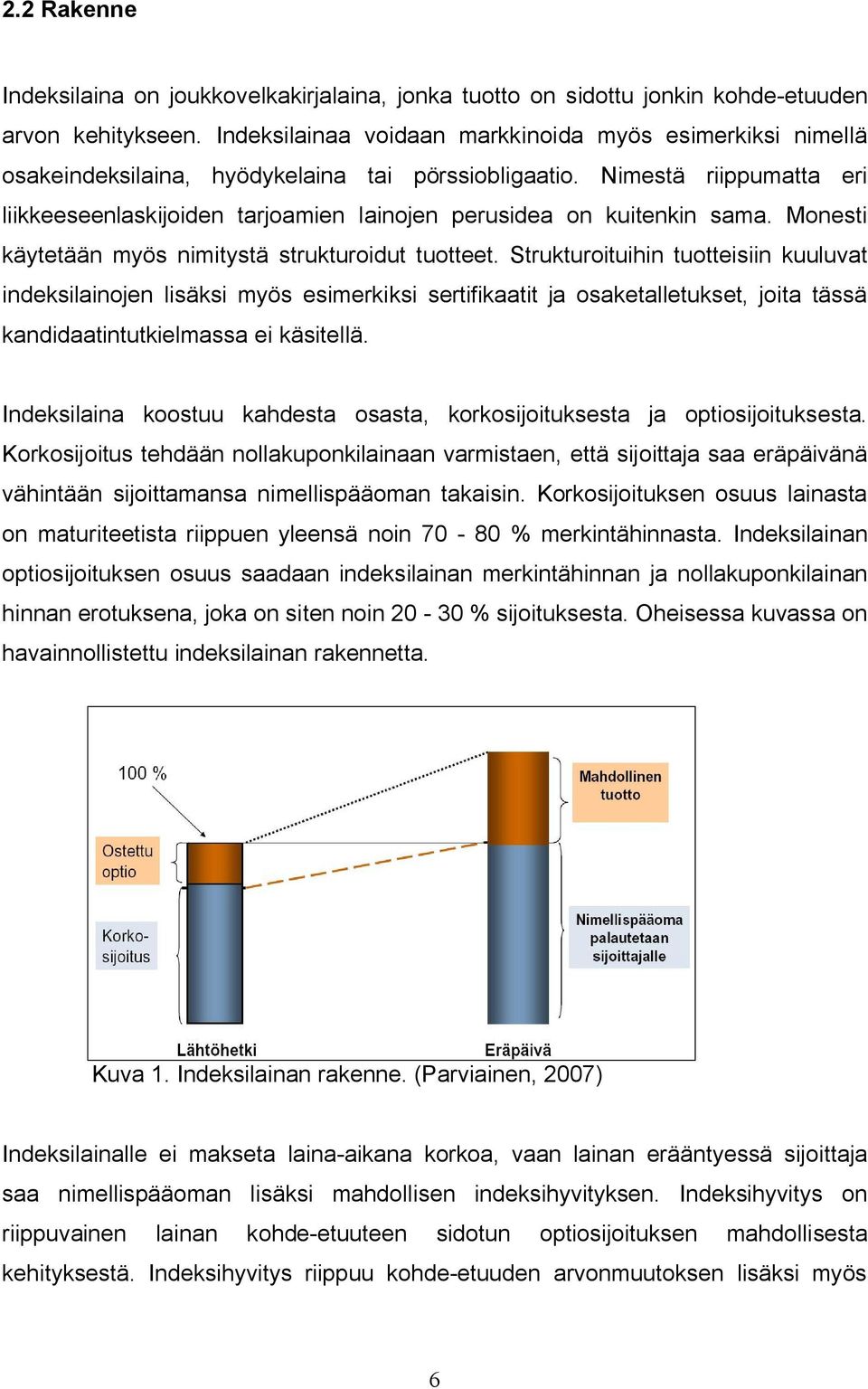 Nimestä riippumatta eri liikkeeseenlaskijoiden tarjoamien lainojen perusidea on kuitenkin sama. Monesti käytetään myös nimitystä strukturoidut tuotteet.