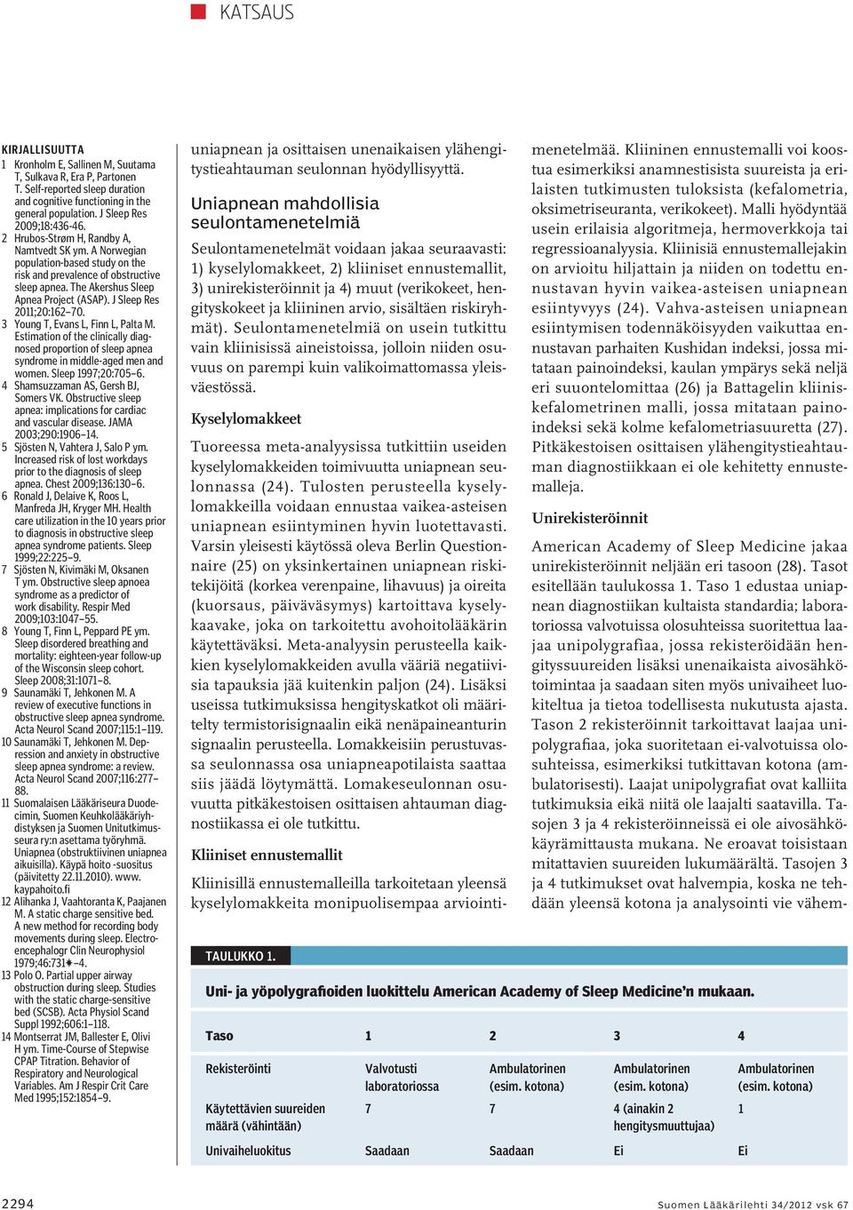 J Sleep Res 2011;20:162 70. 3 Young T, Evans L, Finn L, Palta M. Estimation of the clinically diagnosed proportion of sleep apnea syndrome in middle-aged men and women. Sleep 1997;20:705 6.