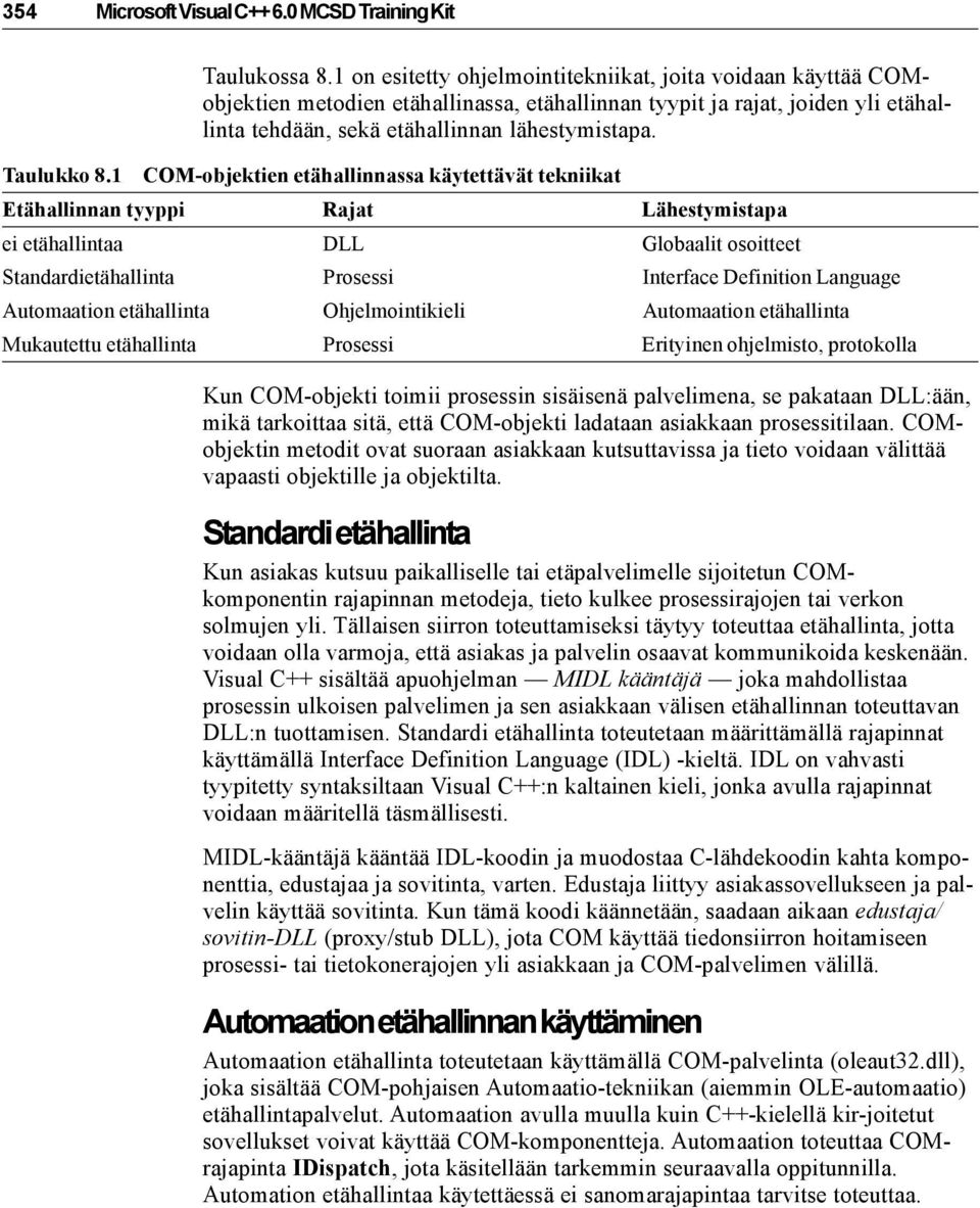 Taulukko 8.