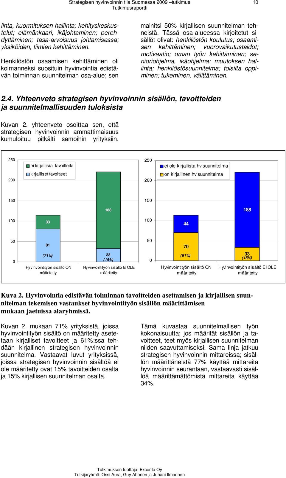 Tässä osa-alueessa kirjoitetut sisällöt olivat: henkilöstön koulutus; osaamisen kehittäminen; vuorovaikutustaidot; motivaatio; oman työn kehittäminen; senioriohjelma, ikäohjelma; muutoksen hallinta;