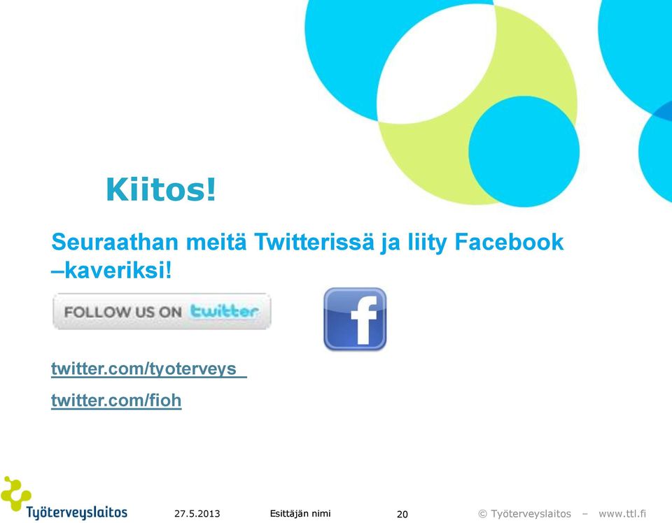 liity Facebook kaveriksi! twitter.