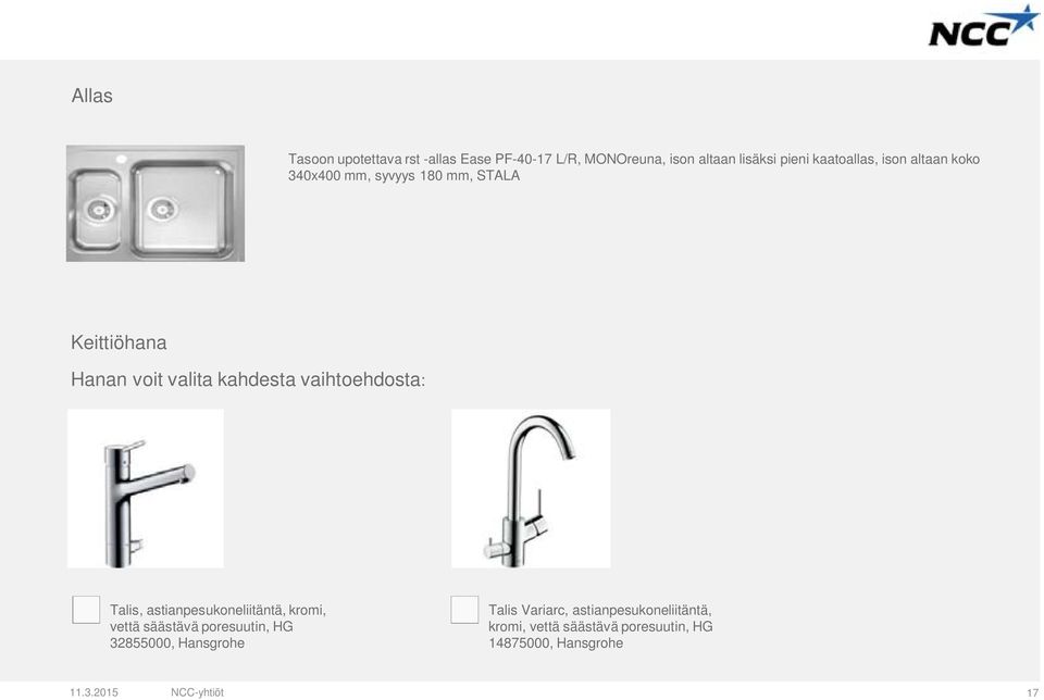 Talis, astianpesukoneliitäntä, kromi, vettä säästävä poresuutin, HG 32855000, Hansgrohe Talis Variarc,