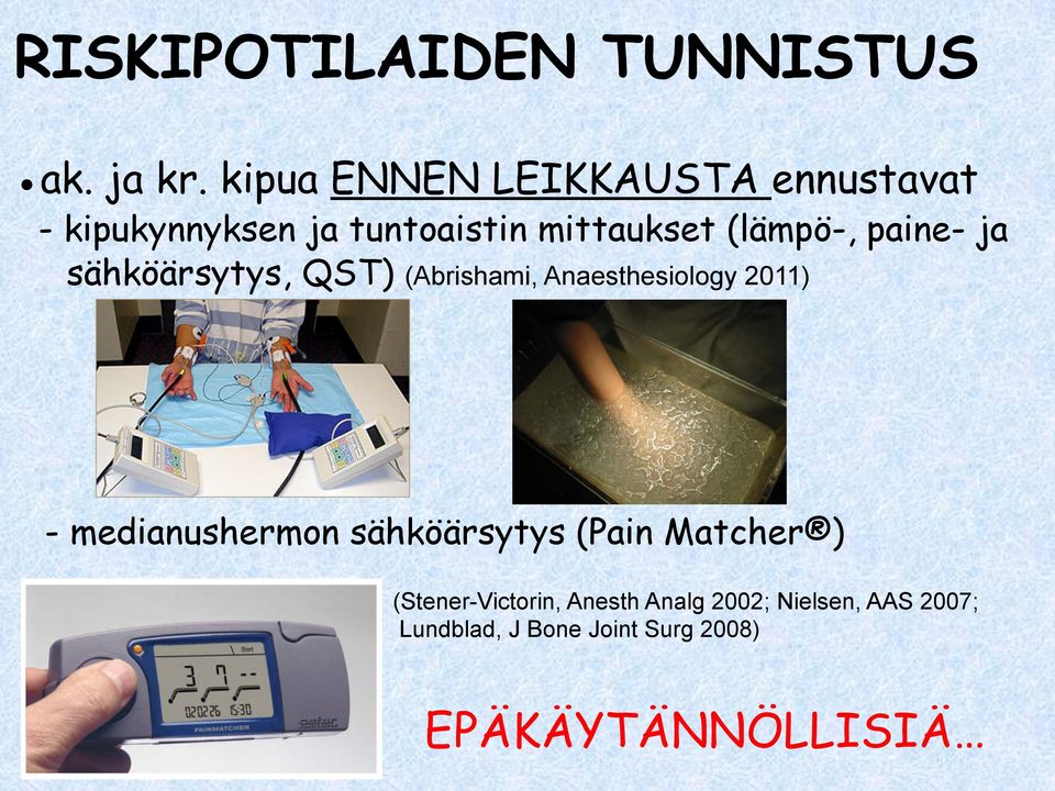 paine- ja sähköärsytys, QST) (Abrishami, Anaesthesiology 2011) - medianushermon