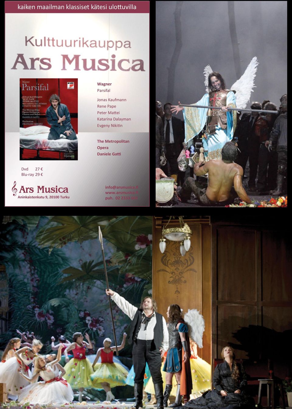 Metropolitan Opera Daniele Gatti Dvd 27 Blu-ray 29 &Ars Musica