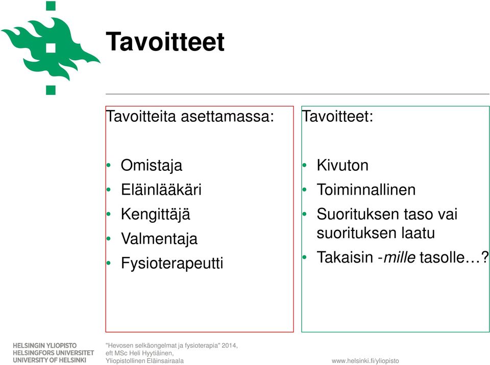 Fysioterapeutti Kivuton Toiminnallinen