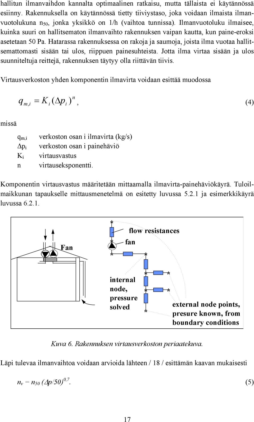 Ilmanvuotoluku ilmaisee, kuinka suuri on hallitsematon ilmanvaihto rakennuksen vaipan kautta, kun paine-eroksi asetetaan 5 Pa.