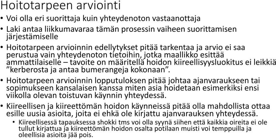 bumerangeja kokonaan.