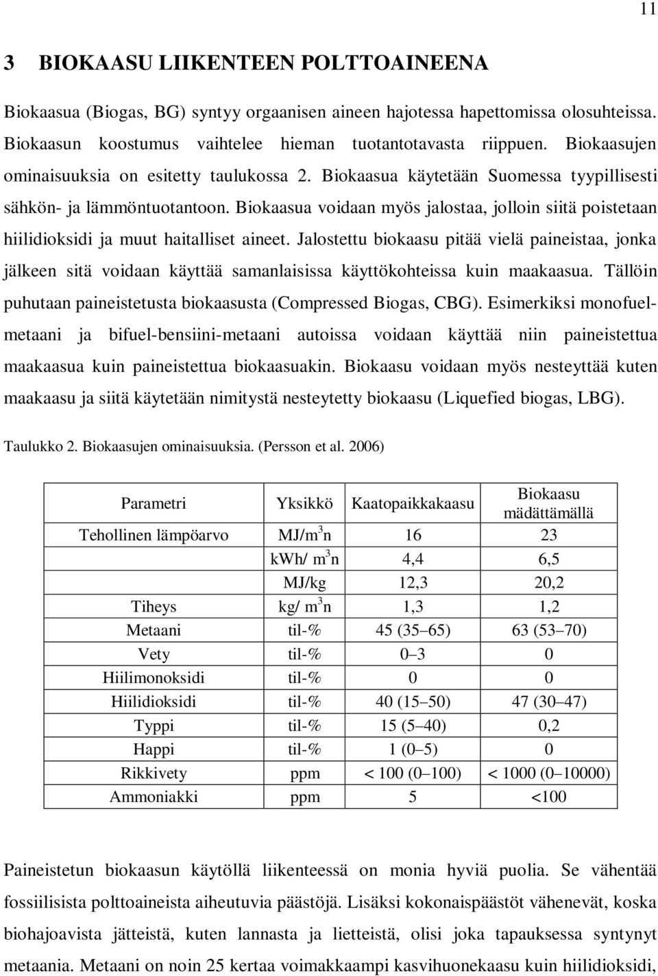 Biokaasua voidaan myös jalostaa, jolloin siitä poistetaan hiilidioksidi ja muut haitalliset aineet.