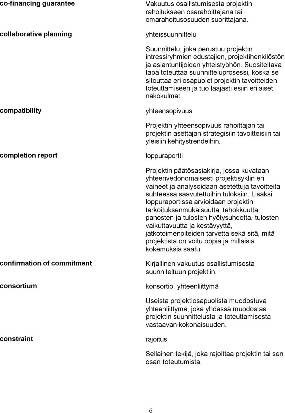 Suositeltava tapa toteuttaa suunnitteluprosessi, koska se sitouttaa eri osapuolet projektin tavoitteiden toteuttamiseen ja tuo laajasti esiin erilaiset näkökulmat.