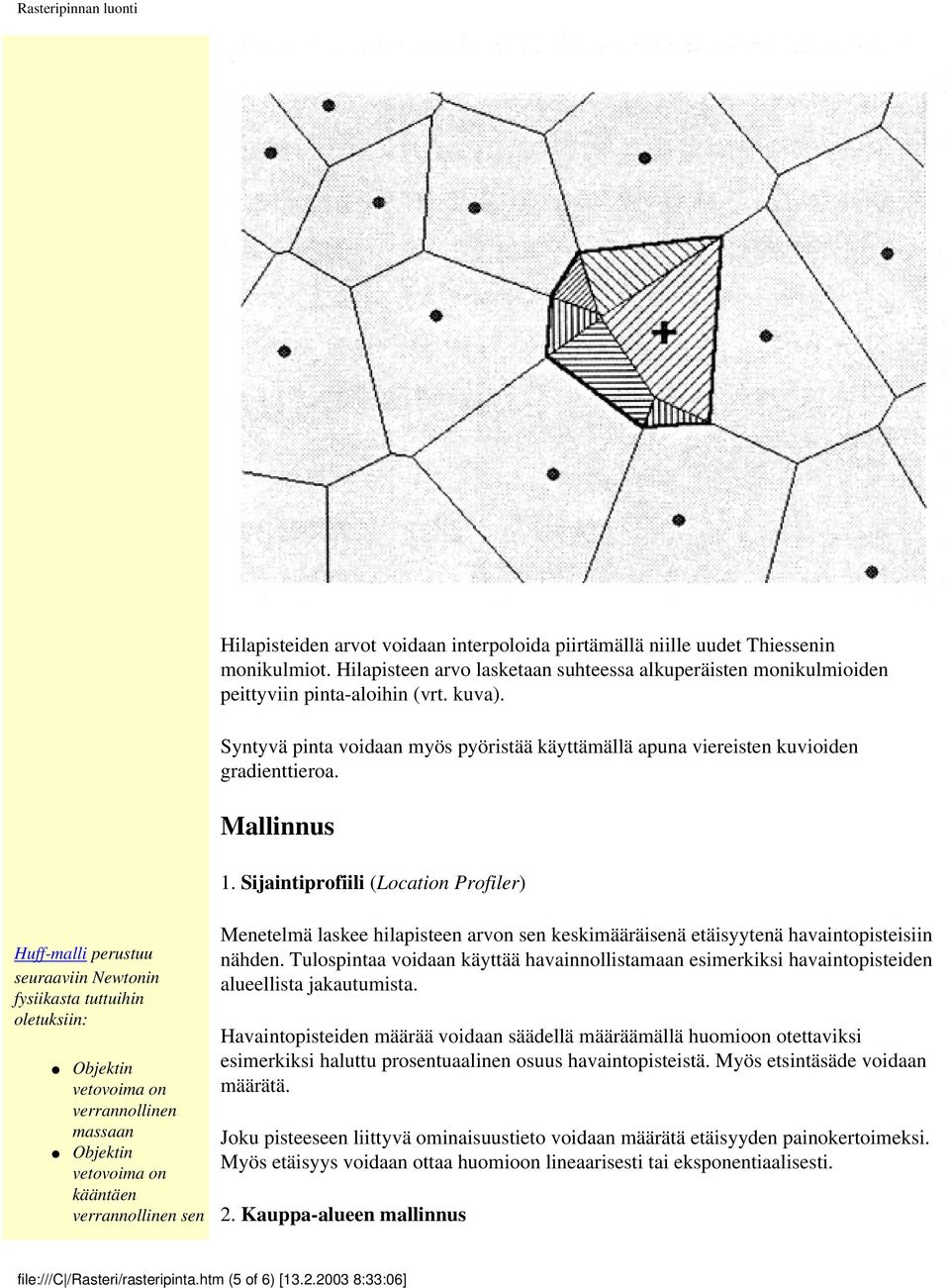 Mallinnus 1.