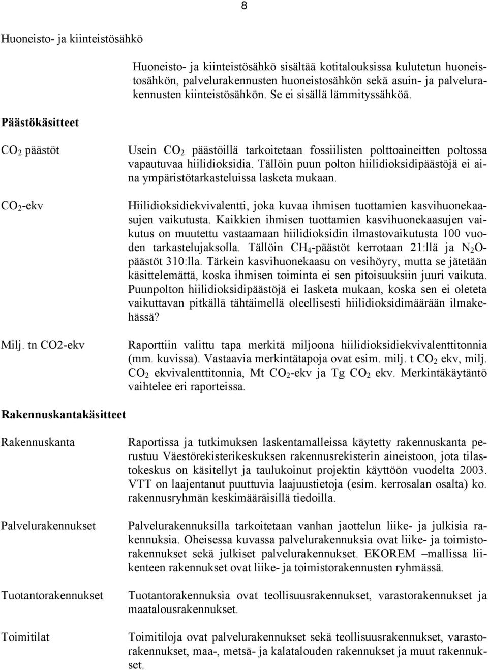 Tällöin puun polton hiilidioksidipäästöjä ei aina ympäristötarkasteluissa lasketa mukaan. Hiilidioksidiekvivalentti, joka kuvaa ihmisen tuottamien kasvihuonekaasujen vaikutusta.