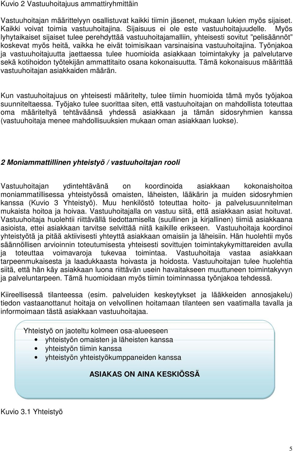 Myös lyhytaikaiset sijaiset tulee perehdyttää vastuuhoitajamalliin, yhteisesti sovitut pelisäännöt koskevat myös heitä, vaikka he eivät toimisikaan varsinaisina vastuuhoitajina.