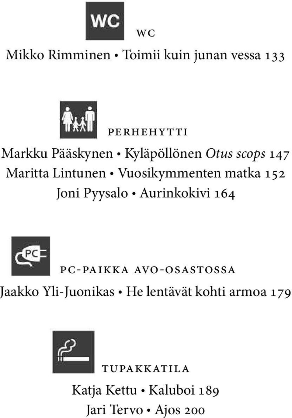 Pyysalo Aurinkokivi 164 pc-paikka avo-osastossa Jaakko Yli-Juonikas He