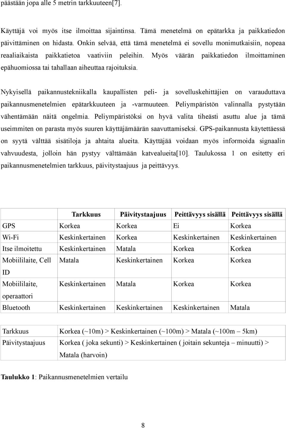 Myös väärän paikkatiedon ilmoittaminen epähuomiossa tai tahallaan aiheuttaa rajoituksia.