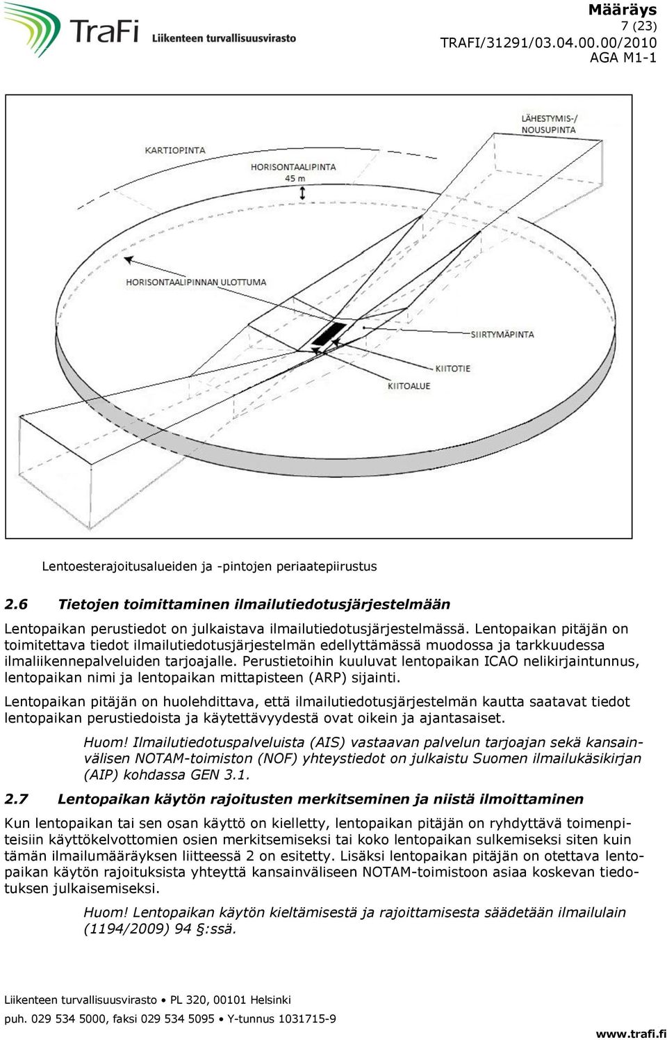 Perustietoihin kuuluvat lentopaikan ICAO nelikirjaintunnus, lentopaikan nimi ja lentopaikan mittapisteen (ARP) sijainti.