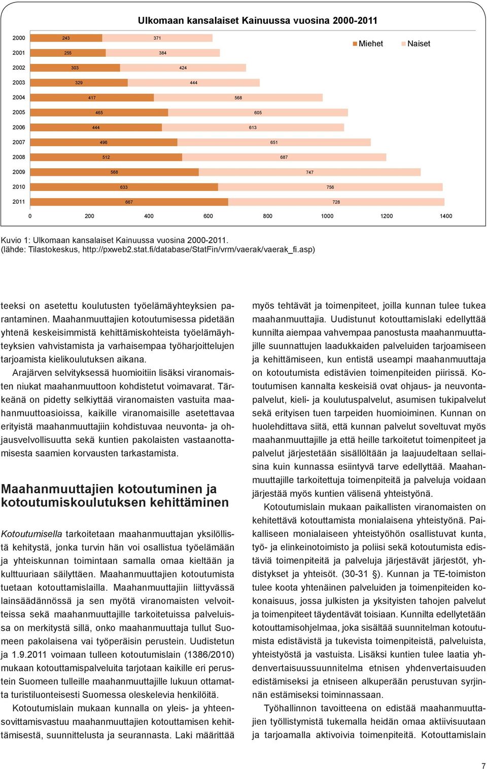 asp) teeksi on asetettu koulutusten työelämäyhteyksien parantaminen.