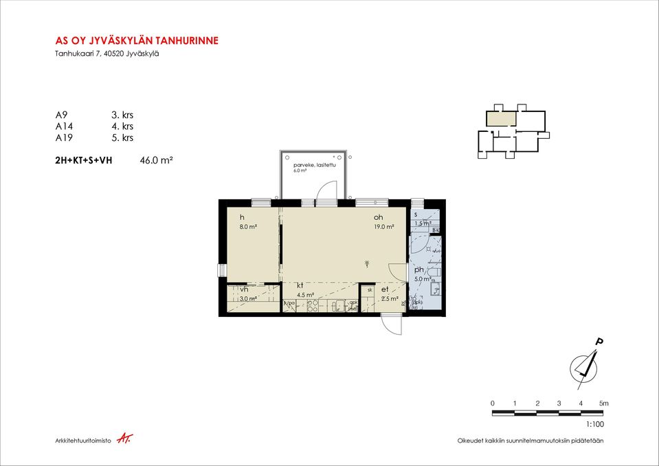 0 m² s 1.5 m² K vh 3.0 m² jk/pa kt 4.