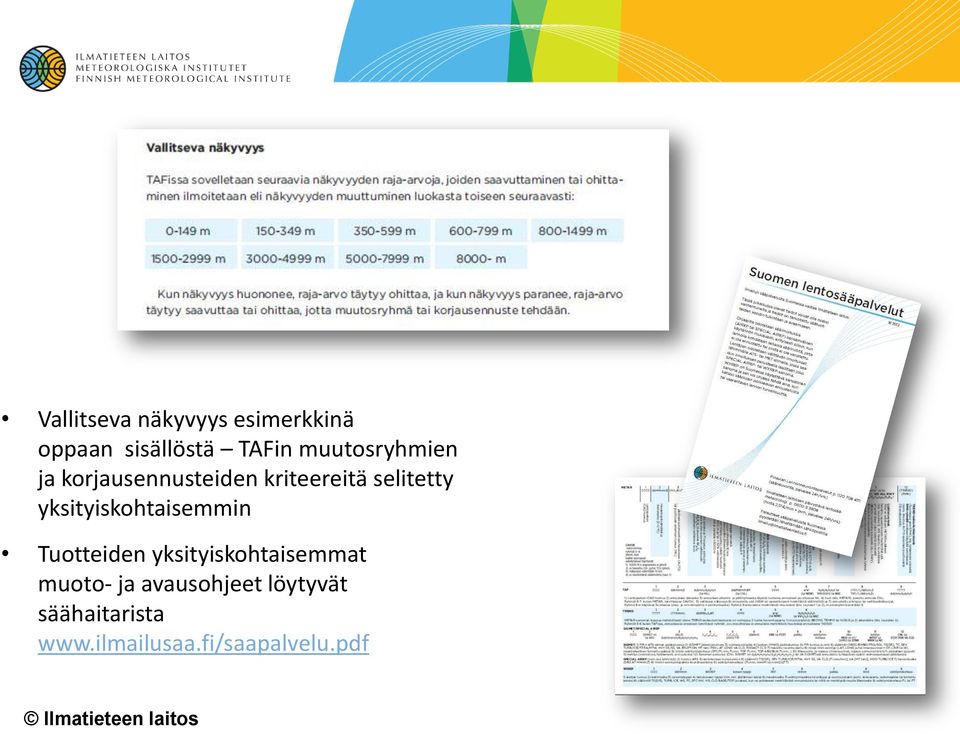 yksityiskohtaisemmin Tuotteiden yksityiskohtaisemmat muoto-