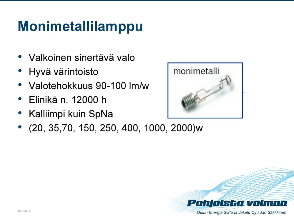 90-100 lm/w Elinikä n.