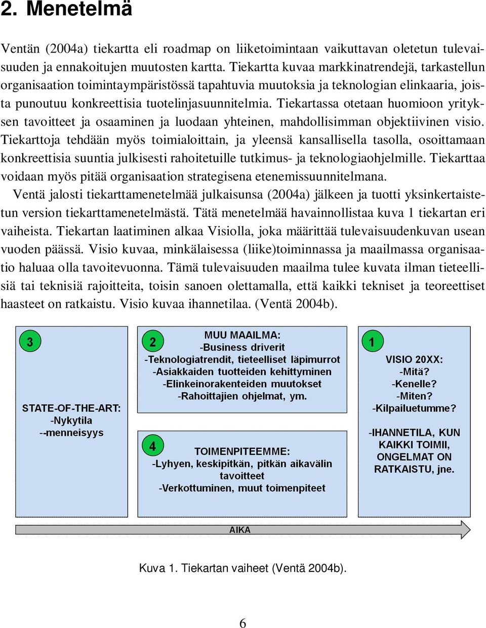 Tiekartassa otetaan huomioon yrityksen tavoitteet ja osaaminen ja luodaan yhteinen, mahdollisimman objektiivinen visio.