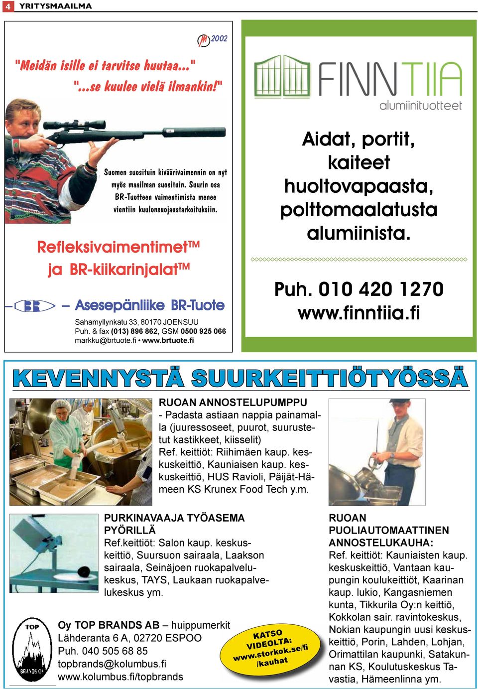 fi www.brtuote.fi RUOAN ANNOSTELUPUMPPU - Padasta astiaan nappia painamalla (juuressoseet, puurot, suurustetut kastikkeet, ANNOSTELUKAUHA: kiisselit) Ref. keittiöt: Riihimäen kaup.