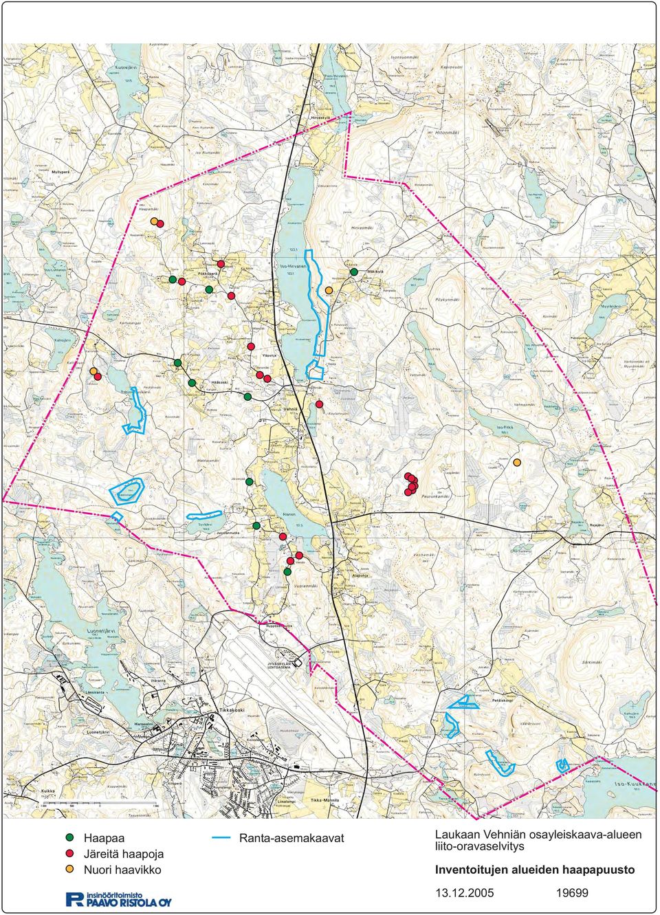 osayleiskaava-alueen liito-oravaselvitys