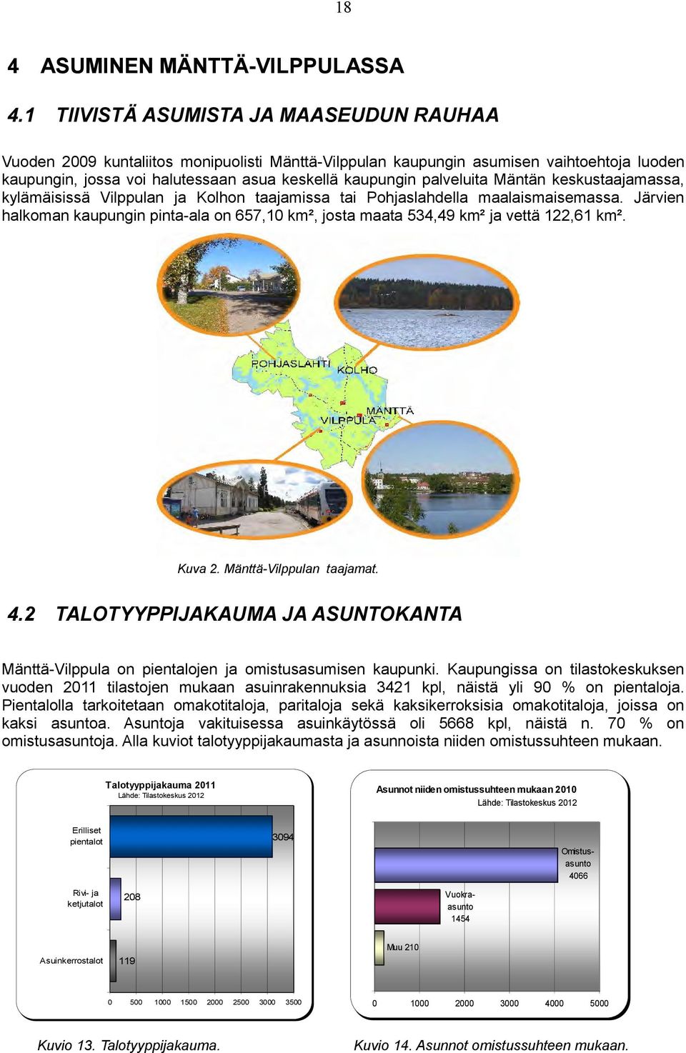 palveluita Mäntän keskustaajamassa, kylämäisissä Vilppulan ja Kolhon taajamissa tai Pohjaslahdella maalaismaisemassa.