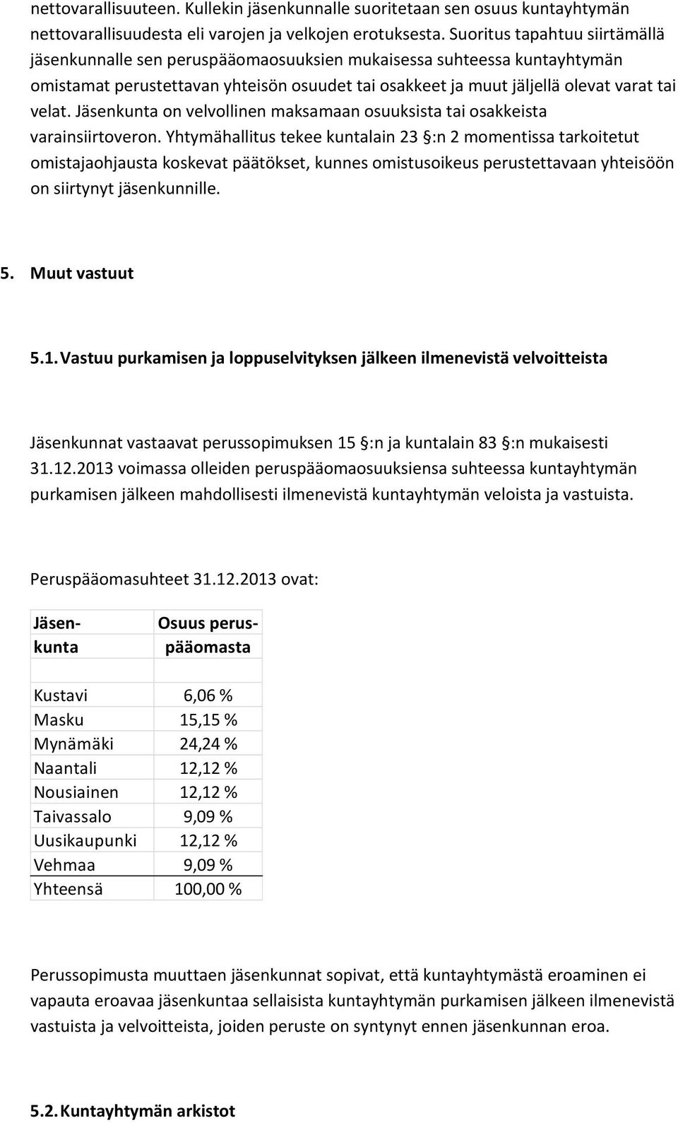 Jäsenkunta on velvollinen maksamaan osuuksista tai osakkeista varainsiirtoveron.