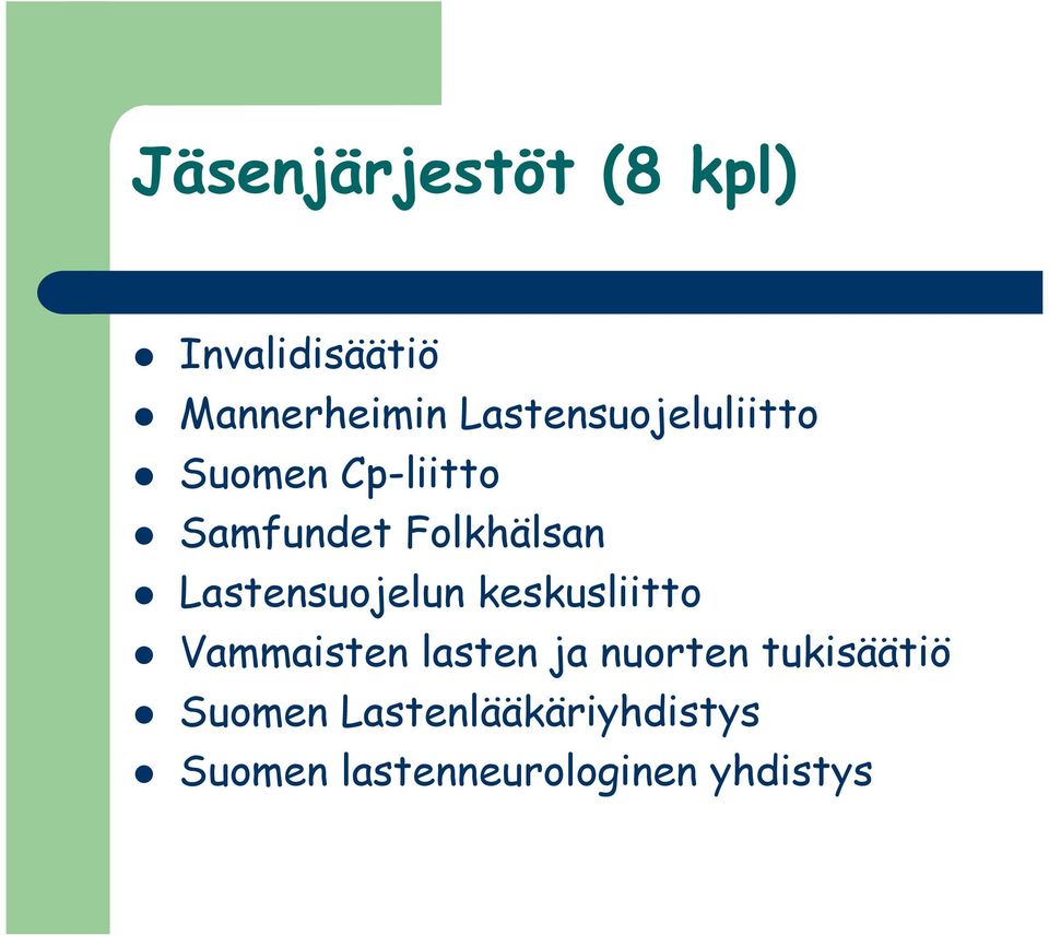 Lastensuojelun keskusliitto Vammaisten lasten ja nuorten