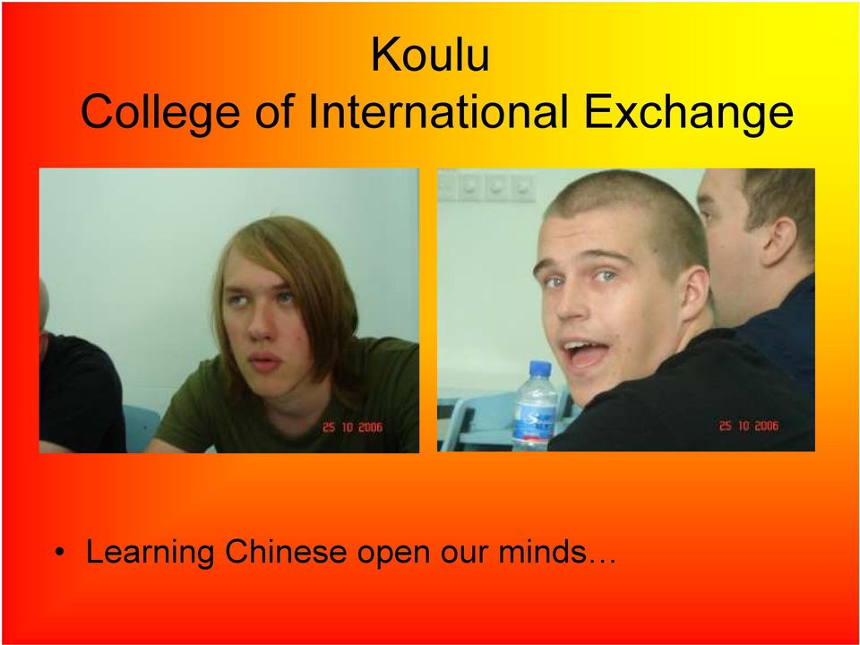 Exchange Learning
