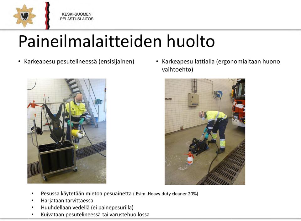 mietoa pesuainetta ( Esim.