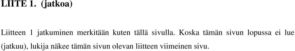 kuten tällä sivulla.