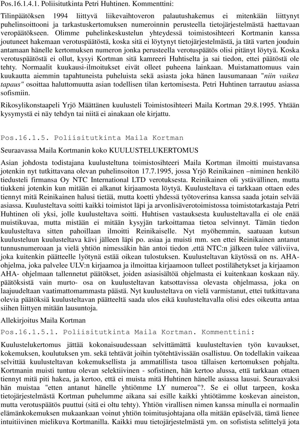 veropäätökseen.