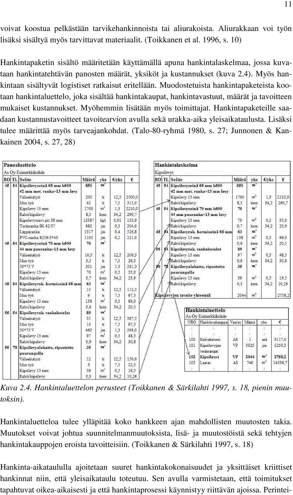 Myös hankintaan sisältyvät logistiset ratkaisut eritellään.