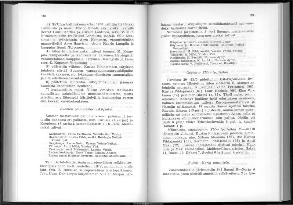 Lampila ja kauppias Eemil Toivonen; 4) liiton tilintarkastajiksi tulivat tuomari M. Kauppila Tampereelta ja kamreeri S. Järvinen Helsingistä, varamiehinään kauppias J.