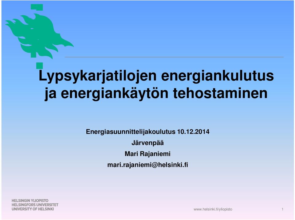 Energiasuunnittelijakoulutus 10.12.