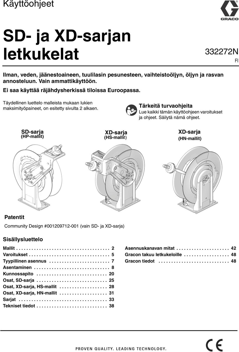 Tärkeitä turvaohjeita Lue kaikki tämän käyttöohjeen varoitukset ja ohjeet. Säilytä nämä ohjeet.