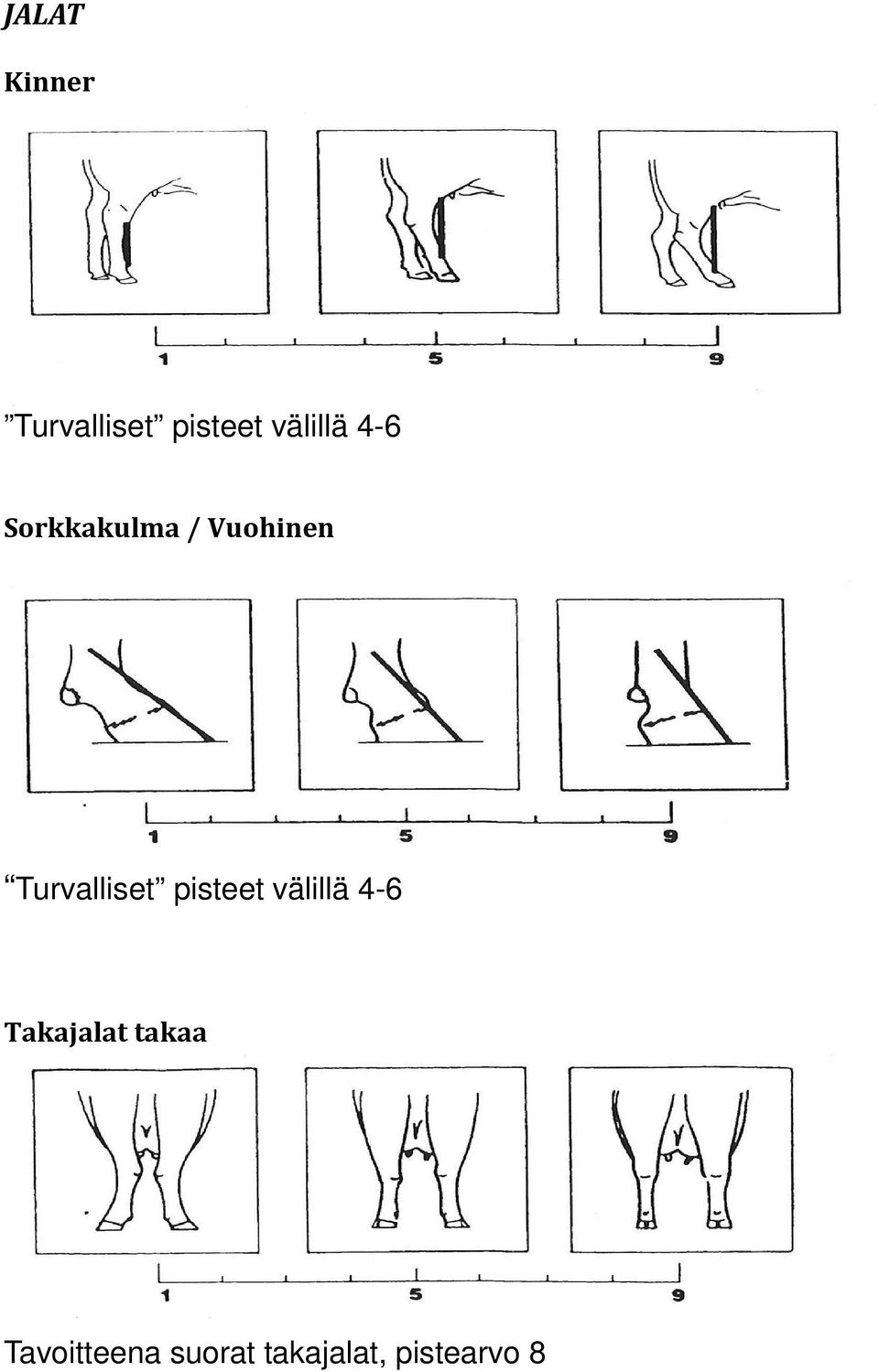 Turvalliset pisteet välillä 4-6