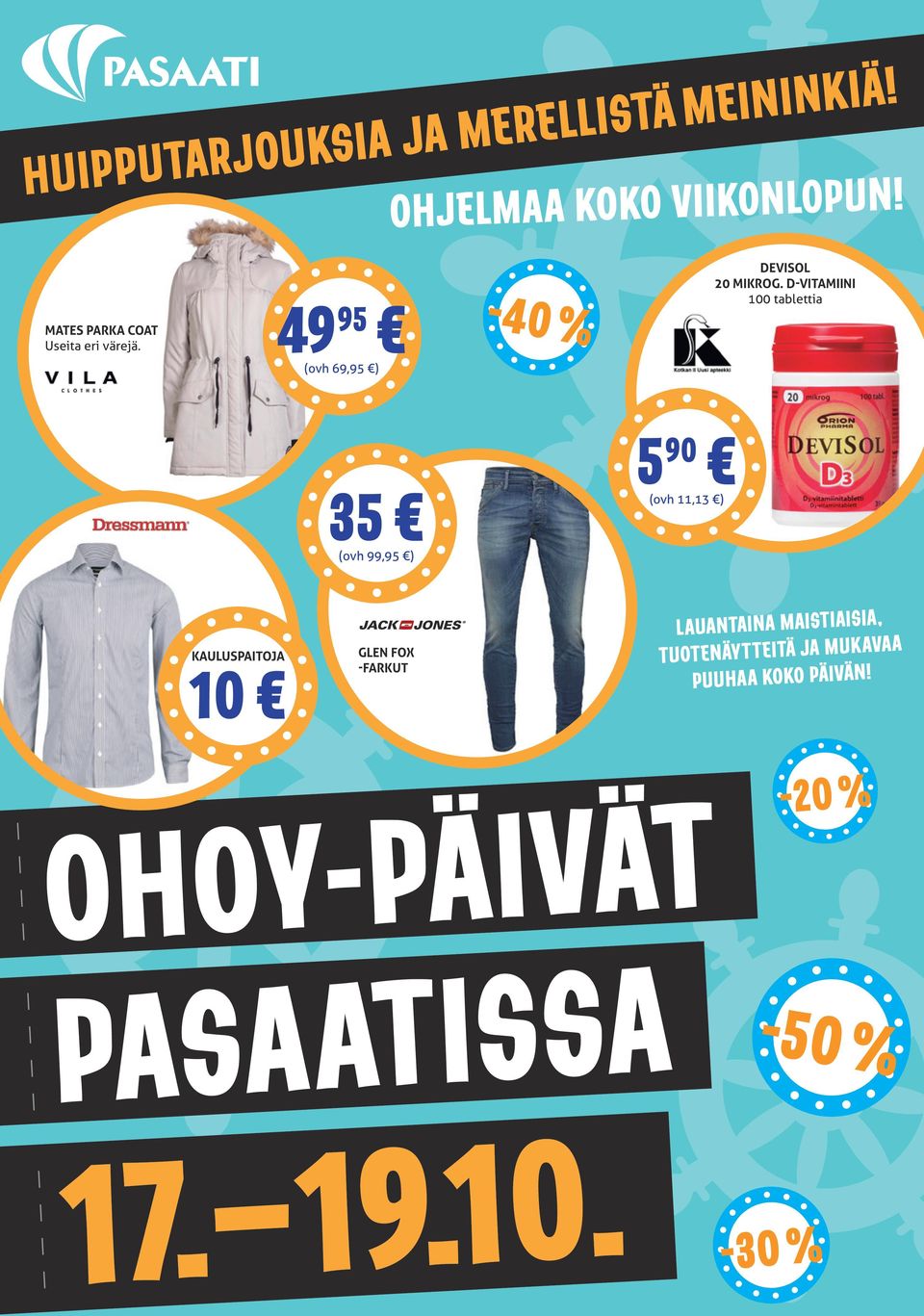 D-VITAMIINI 100 tablettia 5 90 (ovh 11,13 ) 35 (ovh 99,95 ) KAULUSPAITOJA 10 GLEN FOX