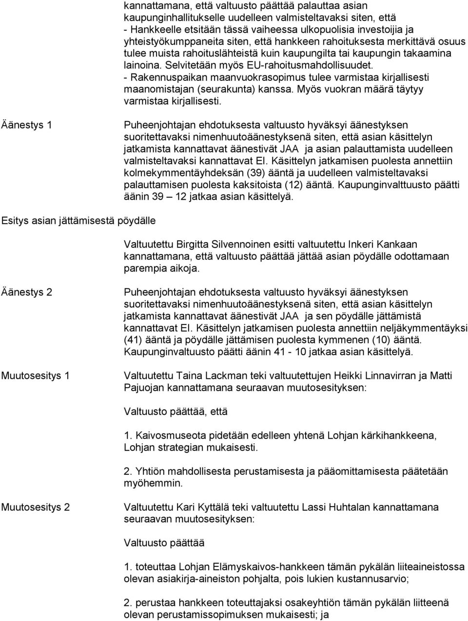 - Rakennuspaikan maanvuokrasopimus tulee varmistaa kirjallisesti maanomistajan (seurakunta) kanssa. Myös vuokran määrä täytyy varmistaa kirjallisesti.