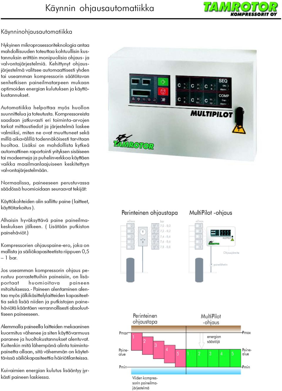 Automatiikka helpottaa myös huollon suunnittelua ja toteutusta.