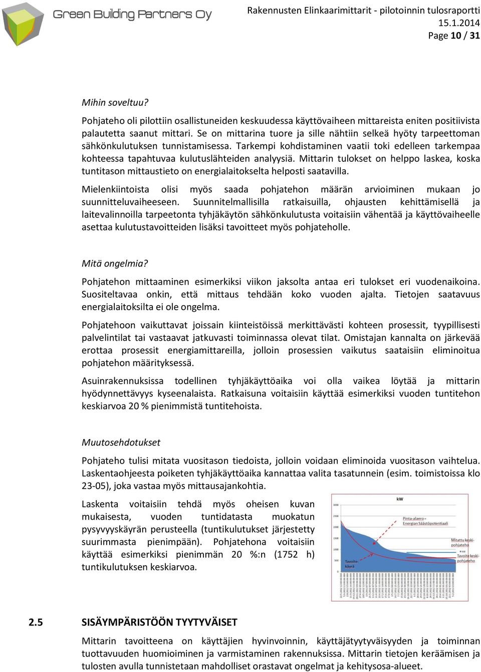 Tarkempi kohdistaminen vaatii toki edelleen tarkempaa kohteessa tapahtuvaa kulutuslähteiden analyysiä.