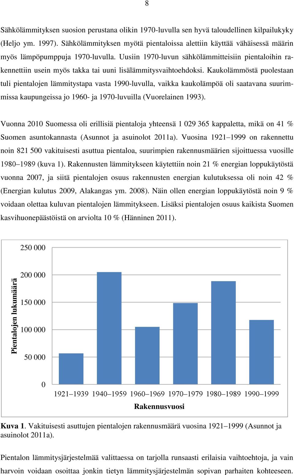 Uusiin 1970-luvun sähkölämmitteisiin pientaloihin rakennettiin usein myös takka tai uuni lisälämmitysvaihtoehdoksi.