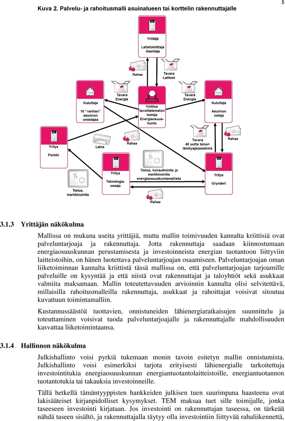 Jotta rakennuttaja saadaan kiinnostumaan energiaosuuskunnan perustamisesta ja investoinneista energian tuotantoon liittyviin laitteistoihin, on hänen luotettava palveluntarjoajan osaamiseen.