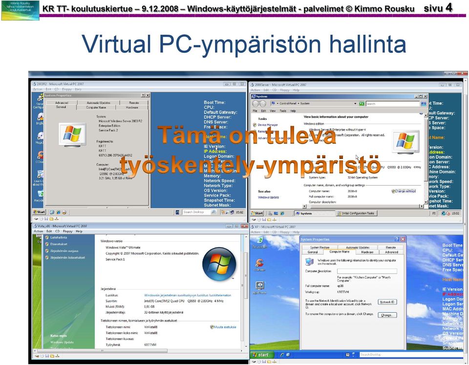 Windows-käyttöjärjestelmät -