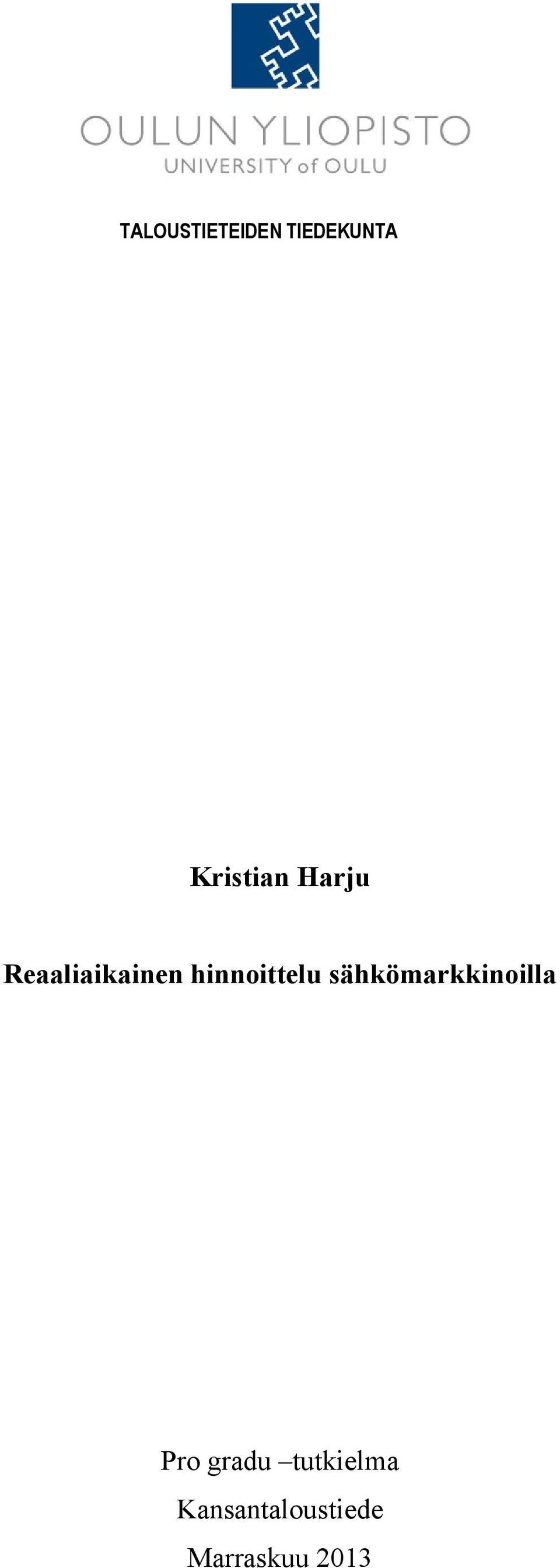 hinnoittelu sähkömarkkinoilla Pro