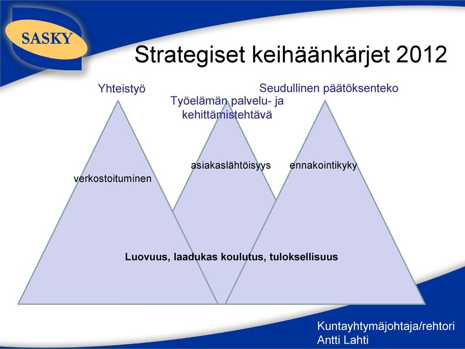 kehittämistehtävä verkostoituminen