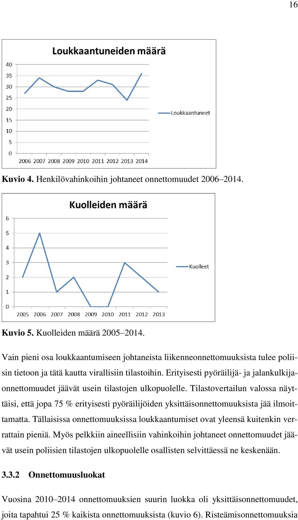 Erityisesti pyöräilijä- ja jalankulkijaonnettomuudet jäävät usein tilastojen ulkopuolelle.