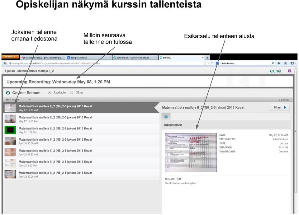 omana tiedostona Milloin seuraava