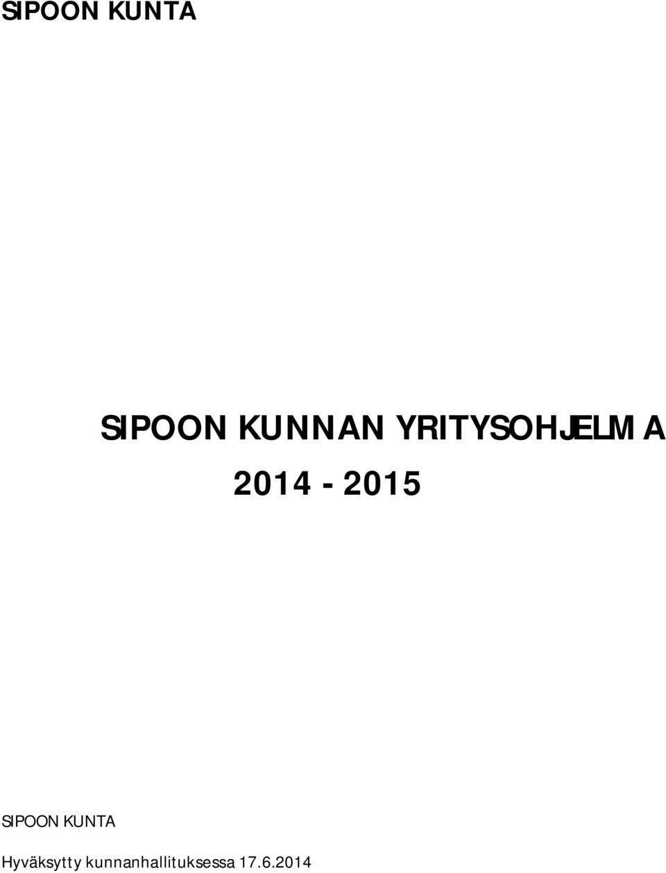 2014-2015 SIPOON KUNTA